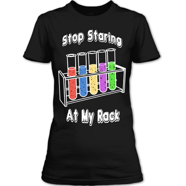 A black t-shirt with the shopify logo