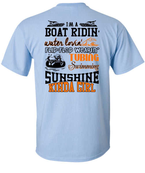 Swimming Sunshine Kinda Girl T Shirt, I Love Swimming T Shirt