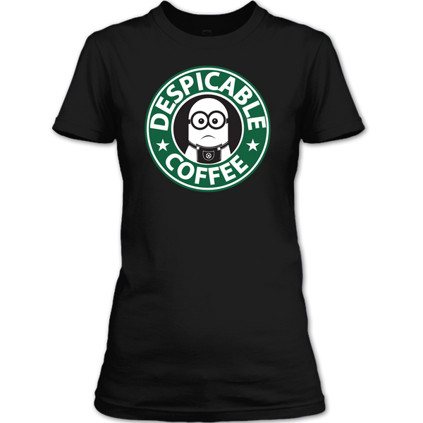 A black t-shirt with the shopify logo