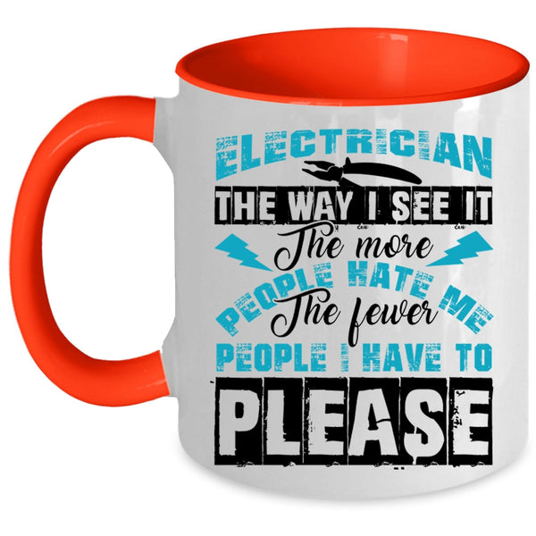 Awesome Electricians Coffee Mug, Electrician Accent Mug