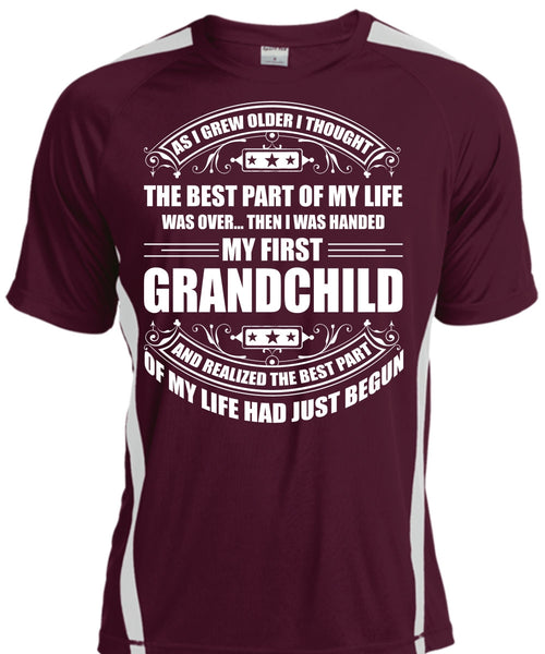 I Was Handed My First Grandchild T Shirt, The Best Part Of My Life T Shirt, Cool Shirt