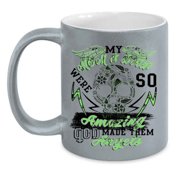 God Made Them Angels Coffee Mug, My Mom And Dad Were So Amazing Accent Mug