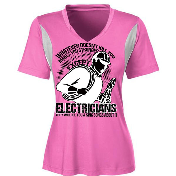 Stronger Except Electricians T Shirt, I Love Electrician T Shirt, Awesome T-Shirts
