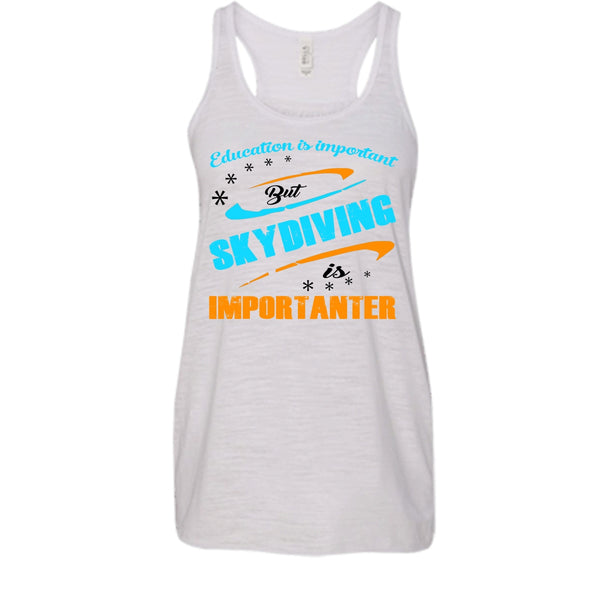 Education Is Importan But Skydiving Is Importaner Shirt, Cool Skydiver Shirt