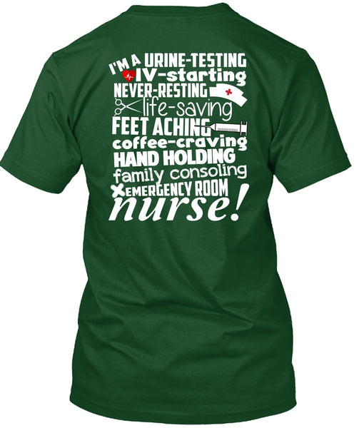 Emergency Room Nurse T Shirt, I Love Nursing T Shirt