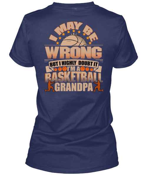 I'm A Basketball Grandpa T Shirt, I Love Basketball T Shirt