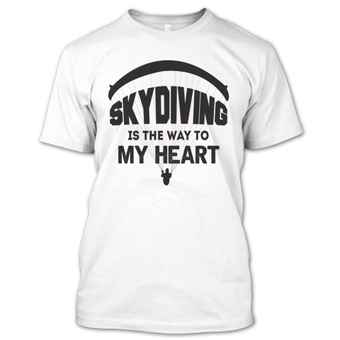 A black t-shirt with the shopify logo
