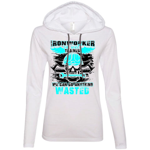 A black t-shirt with the shopify logo