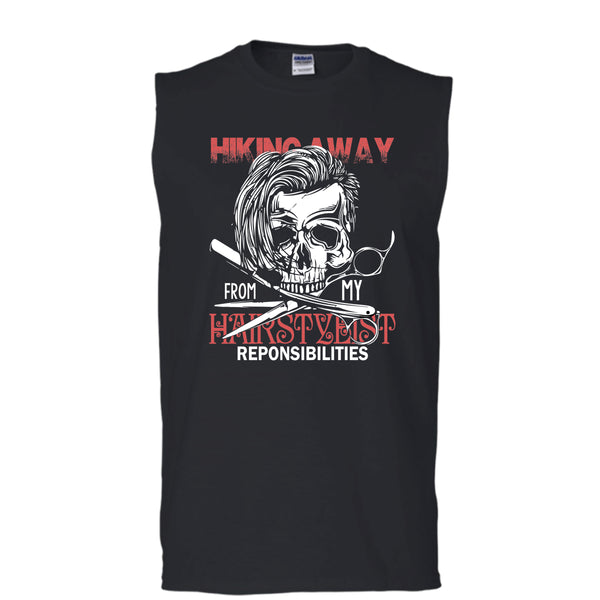 A black t-shirt with the shopify logo