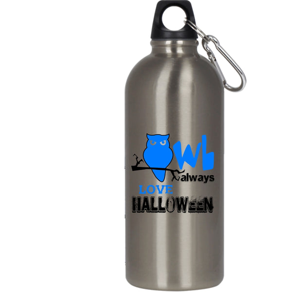 Owl Always Love Halloween 20 oz Stainless Steel Bottle,Cool Halloween Outdoor Sports Water Bottle
