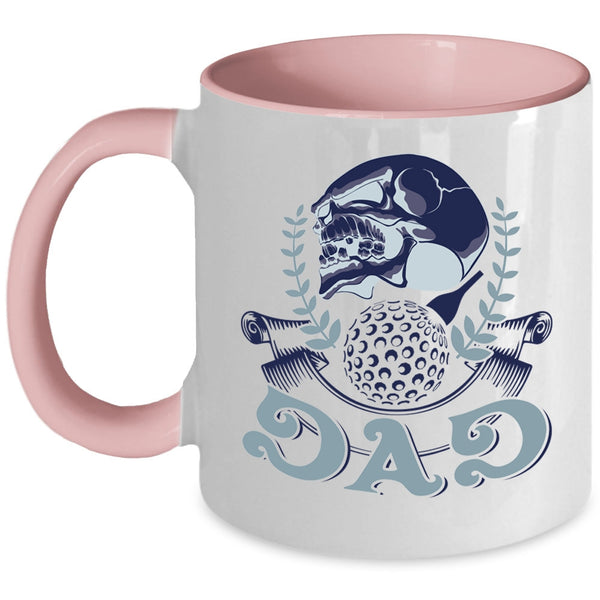 Cool Gift For Golf Dad Coffee Mug, Golf Dad Accent Mug