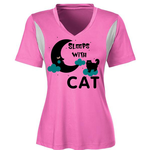 Sleeps With Cat T Shirt, I Love My Cat T Shirt, Favorite T Shirt