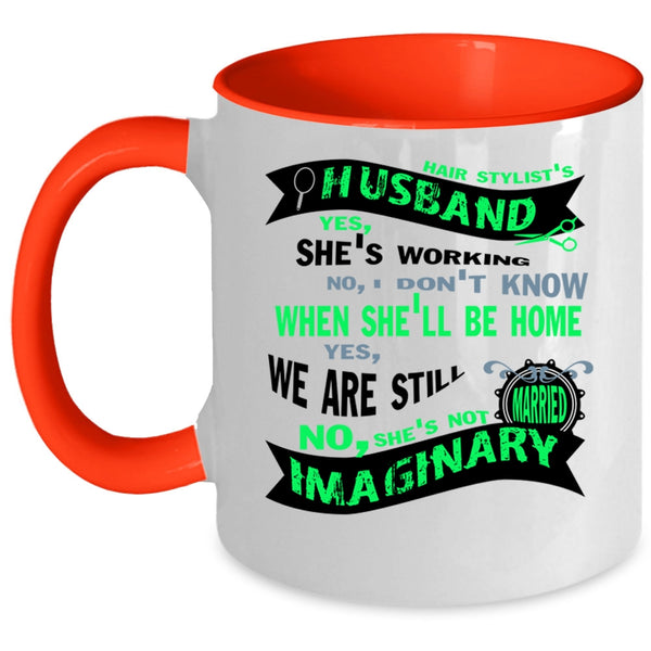 Hair Stylist's Husband Cup, Cool Just Married Mug