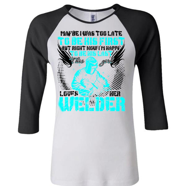 This Girl Loves Her Welder T Shirt, I Love Welding T Shirt, Awesome T-Shirts