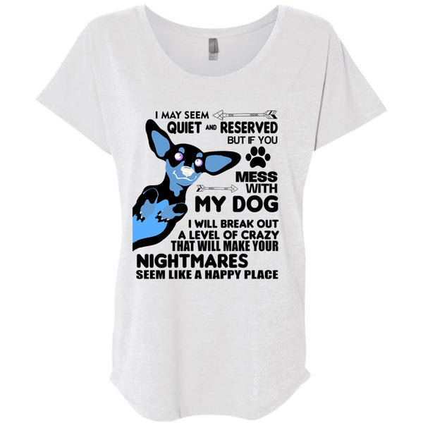 You Mess With My Dog T Shirt, I Will Break Out A Level Of Crazy T Shirt, Favorite T Shirt