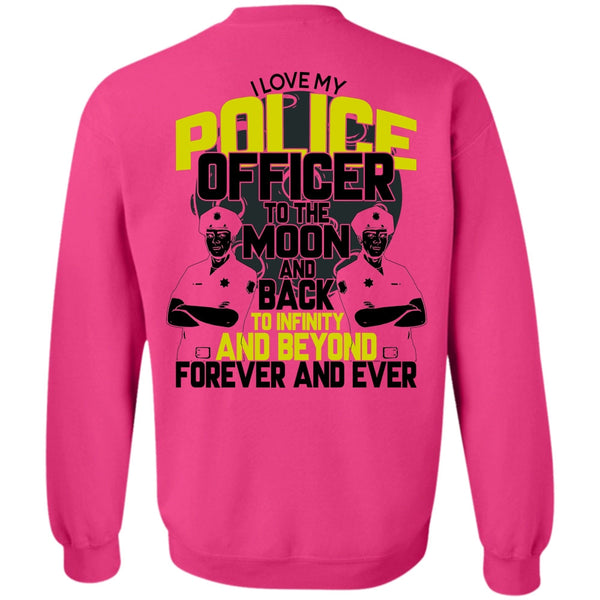 I Love Police T Shirt, I Love My Police Officer Sweatshirt