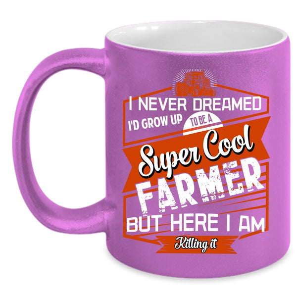 I'd Grow Up To Be A Cool Farmer Coffee Mug, Cool Farmer Coffee Cup