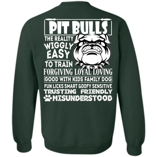 Good With Kids Family Dog T Shirt, I Love Pit Bull Sweatshirt