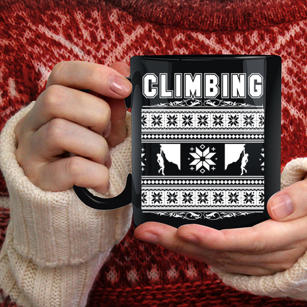 Climbing Coffee Mug, Cute Gift For Climber Coffee Cup