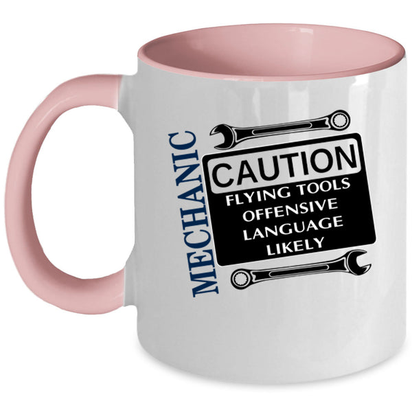 Flying Tools Coffee Mug, Mechanic Accent Mug
