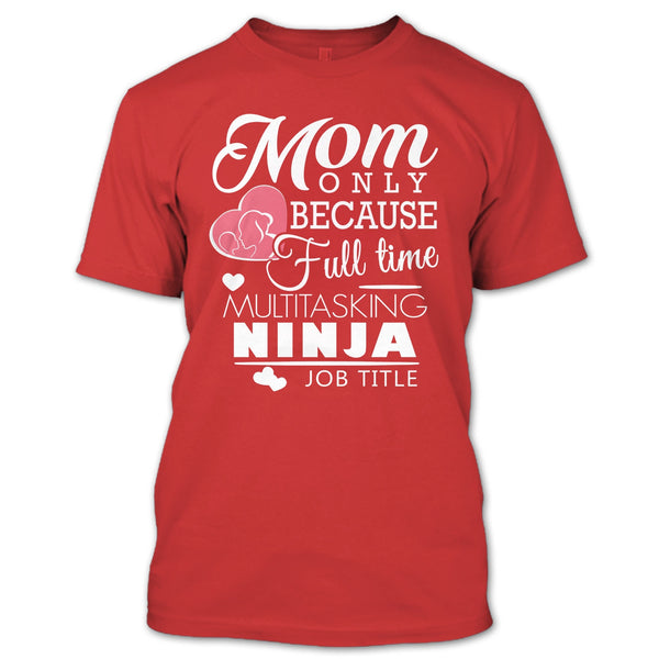 A black t-shirt with the shopify logo