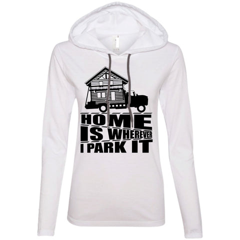 A black t-shirt with the shopify logo