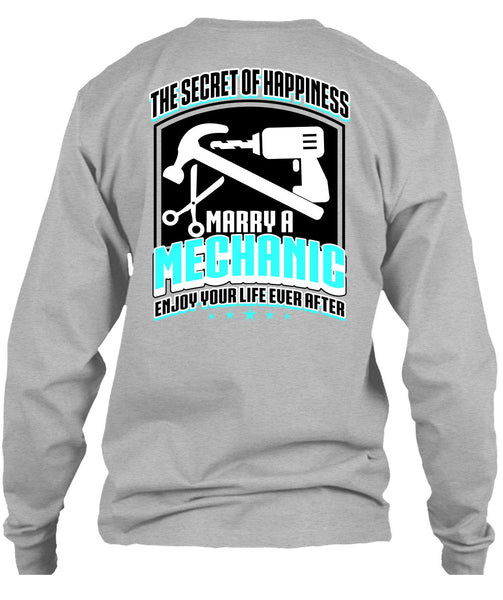 Marry A Mechanic T Shirt, I Love Mechanic T Shirt