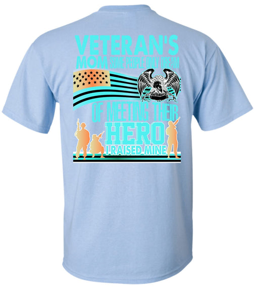 Veteran's Mom T Shirt, I Love Veteran T Shirt