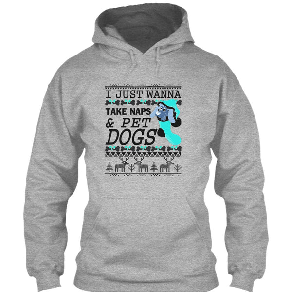 I Just Wanna Take Naps T Shirt, Coolest Dog Lover T Shirt