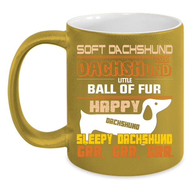 Soft Dachshund Mug, Warm Dachshund Cup, Dogs Mug