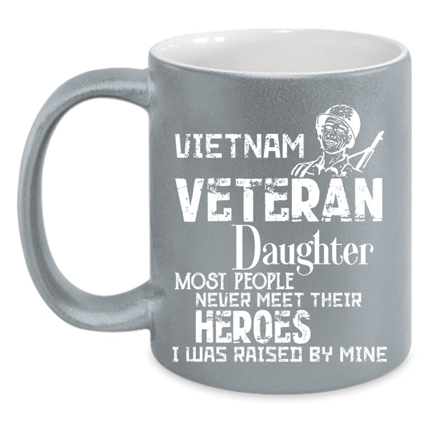 Vietnam Veteran Daughter Coffee Mug, Cool Veteran's Daughter Coffee Cup