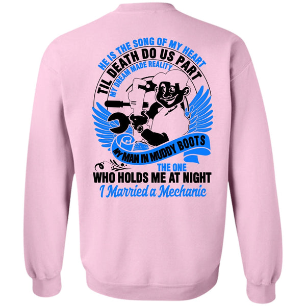 I Love Mechanic T Shirt, I Married A Mechanic Sweatshirt