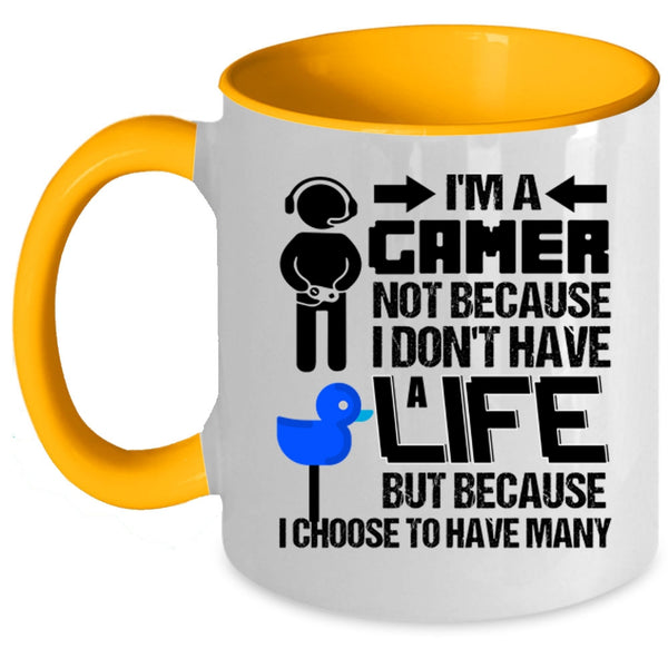 Awesome Gift For Gamers Coffee Mug, I'm A Gamer Accent Mug