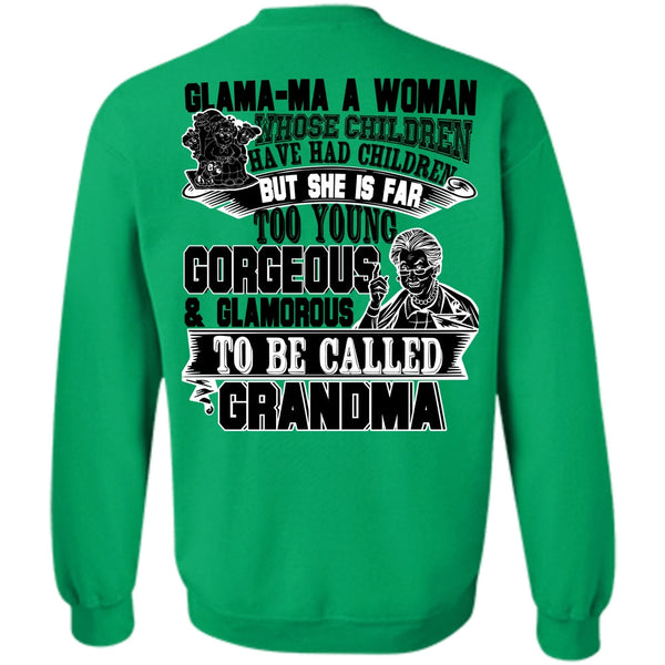 I Love Nana T Shirt, Glamorous To Be Called Grandma Sweatshirt