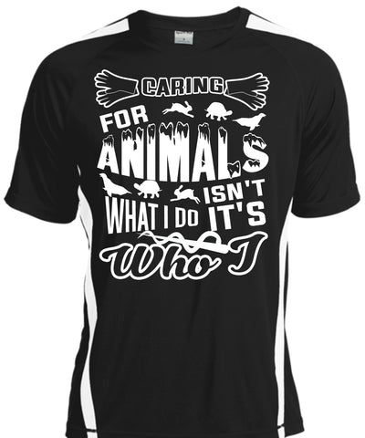 A black t-shirt with the shopify logo