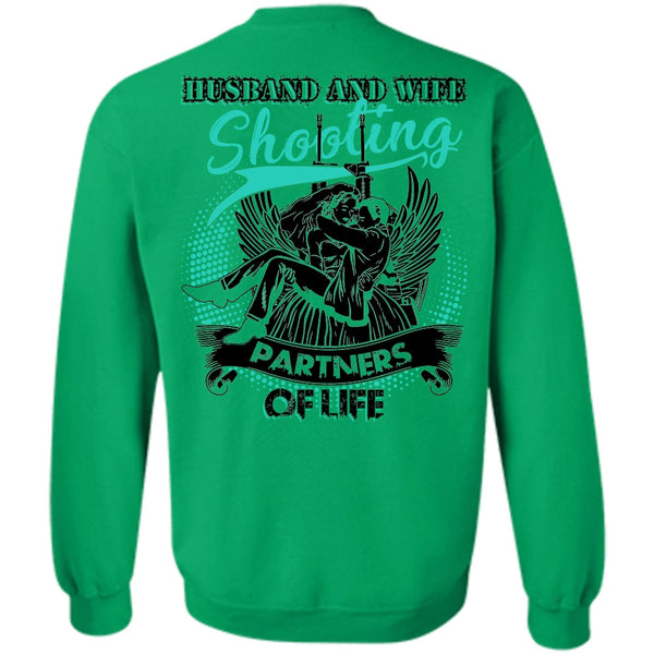 I Love Husband T Shirt, Husband And Wife Shooting Partners Of Life Sweatshirt