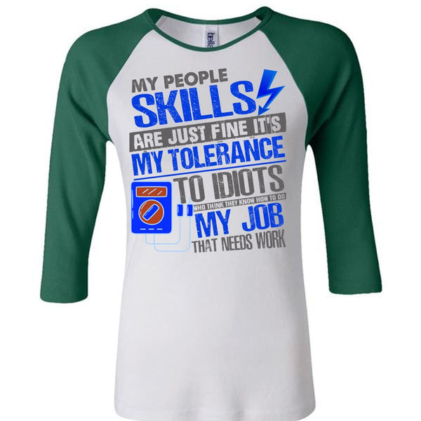 My People Skills Are Just Fine T Shirt, I Love Electrician T Shirt, Awesome T-Shirts