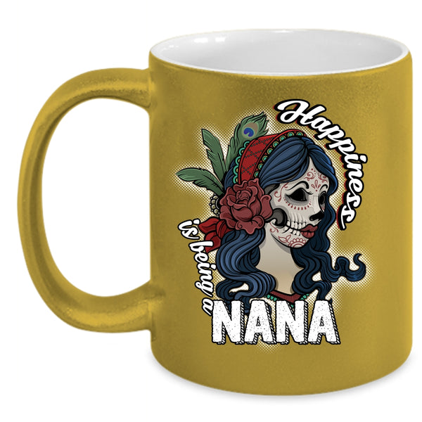 Happiness Is Being A Nana Coffee Mug, Cool Nana Coffee Cup