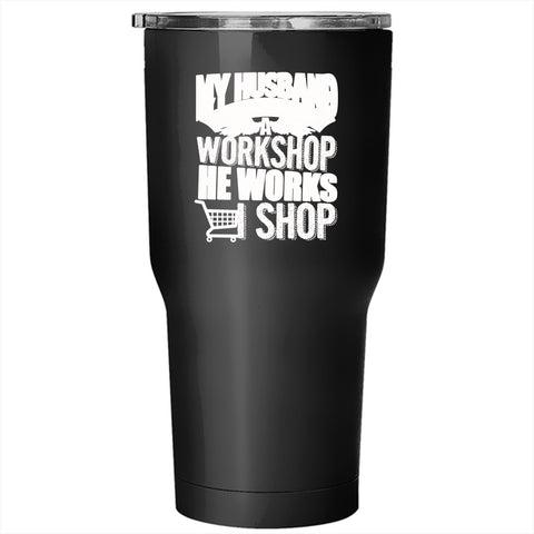 A black t-shirt with the shopify logo
