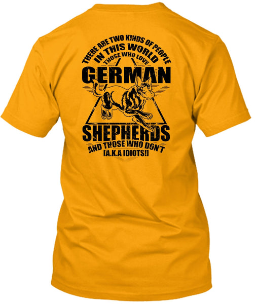 Love German Shepherds T Shirt, I Love Dog T Shirt