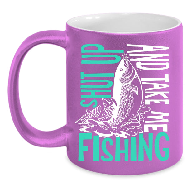 Take Me Fishing Coffee Mug, Best Gift For Fisher Coffee Cup