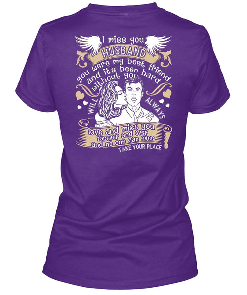 I Miss You Husband T Shirt, Love And Miss You T Shirt