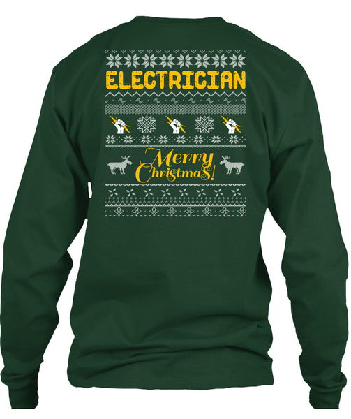 Electrician Merry Christmas T Shirt, This Girl Loves Christmas T Shirt