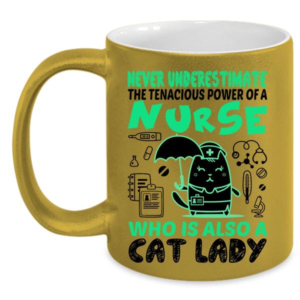 Nurse Is A Cat Lady Cup, Cool Gift For My Daughter Mug
