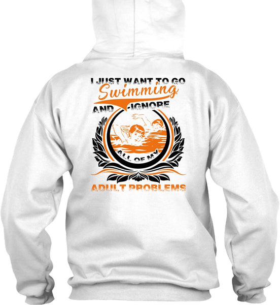 I Just Want To Go Swimming T Shirt, I Love Swimming T Shirt