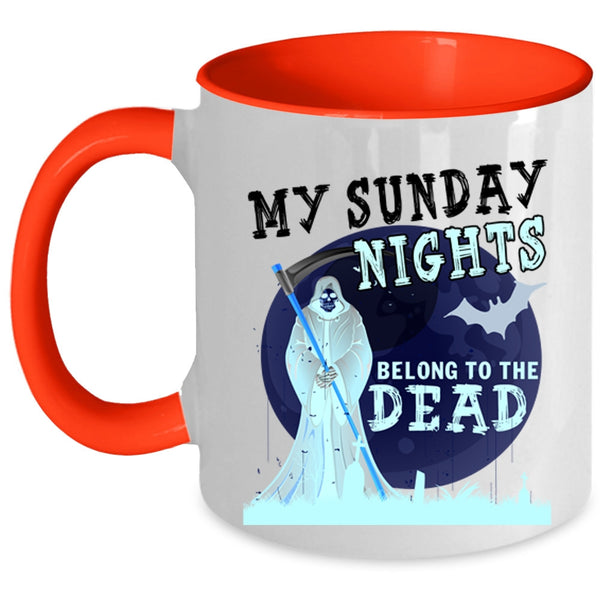 Funny Saying Coffee Mug, My Sunday Nights Accent Mug