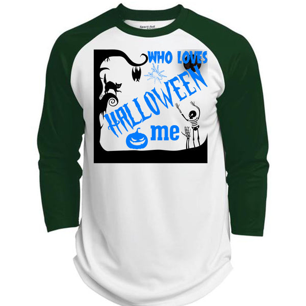 Who Loves Halloween Me T Shirt, I Love You Pumpkin T Shirt, Awesome T-Shirts  (Polyester Game Baseball Jersey)