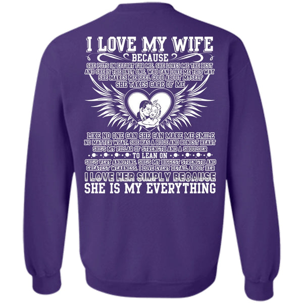 I Love her Simply T Shirt, I Love Husband Sweatshirt