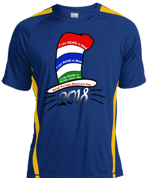 Dr. Seuss T Shirt, I Can Read In Red T Shirt, The Cat in the Hat T Shirt, I Can Read In Blue T Shirt, Cool Shirt