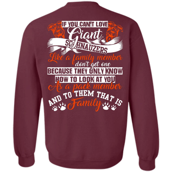 Like A Family Member T Shirt, I Love Dog Sweatshirt